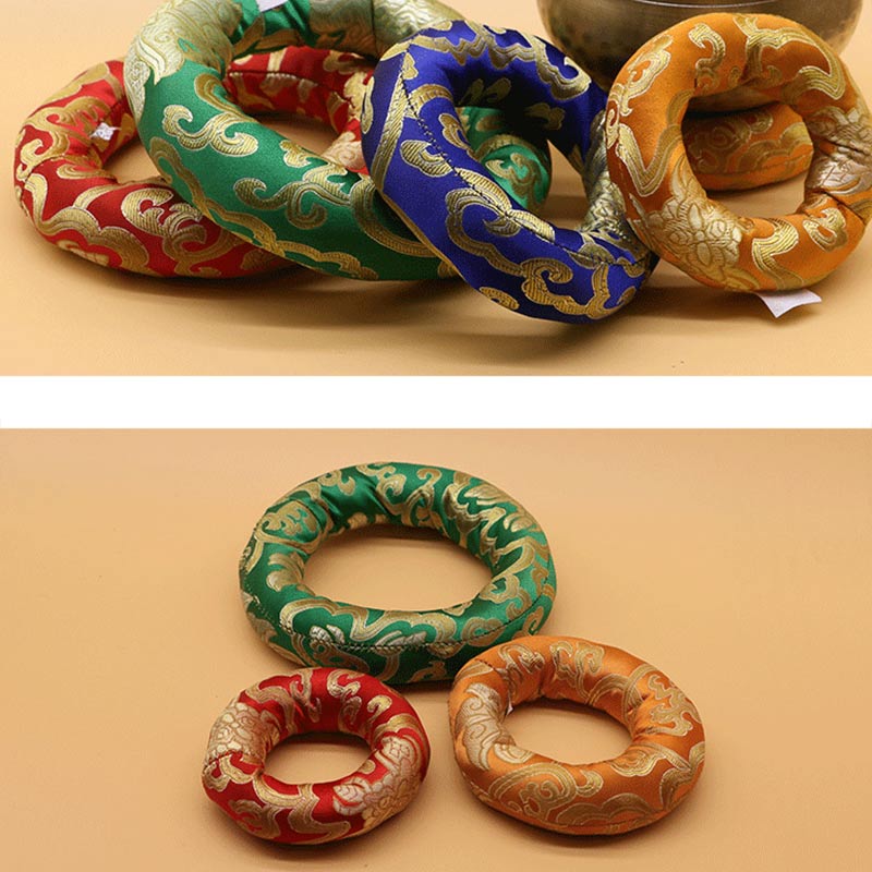 Tibetan Singing Bowl Handcraft Cushion Decoration (Extra 35% Off | USE CODE: FS35)