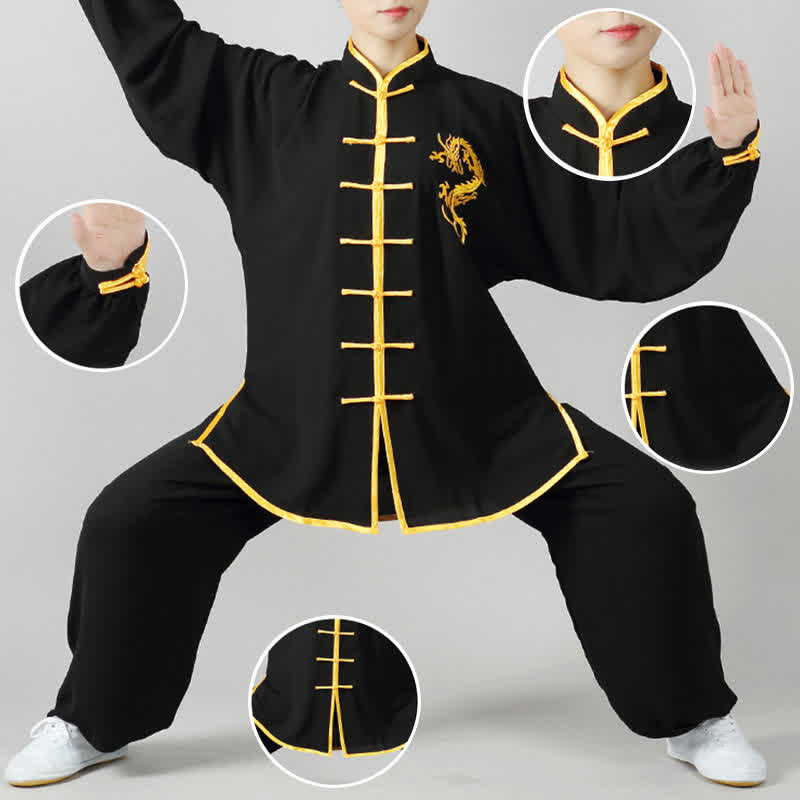 Embroidered Breathable Qi Gong Meditation Movement Set