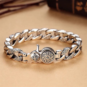 Tibet Om Mani Padme Hum Double Dorje Vajra Creativity Bracelet