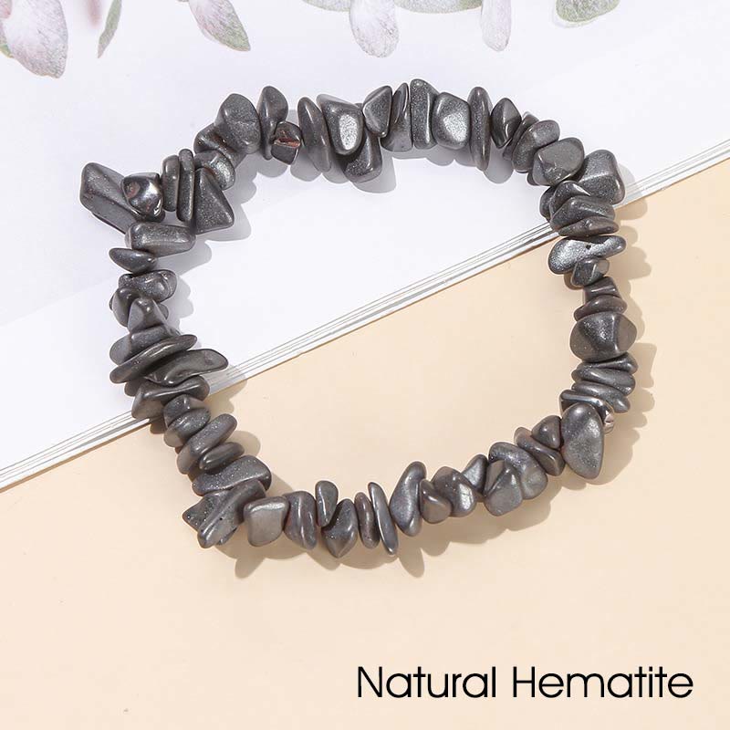 Irregular Cut Crystal Stone Bracelet | Natural Energy Anchor