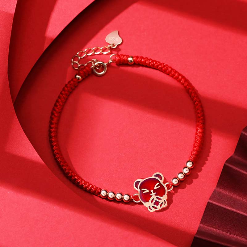 12 Chinese Zodiac Lucky Red String Bracelet