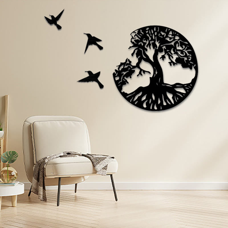 Tree of Life Birds Creation Wall Art