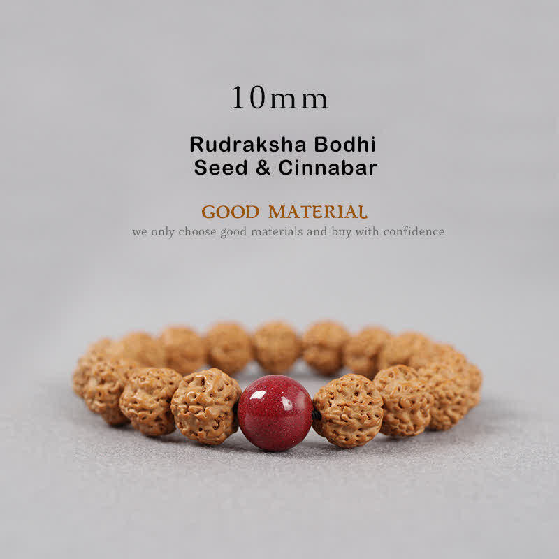 Tibet Rudraksha Bodhi Seed Dzi Bead Amber Turquoise Wealth Bracelet