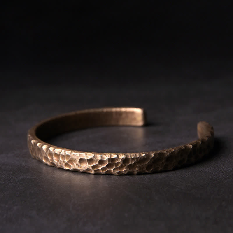 Simple Design Copper Wealth Cuff Bracelet