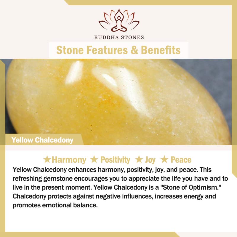 Yellow Chalcedony Harmony Positivity Bracelet Bangle