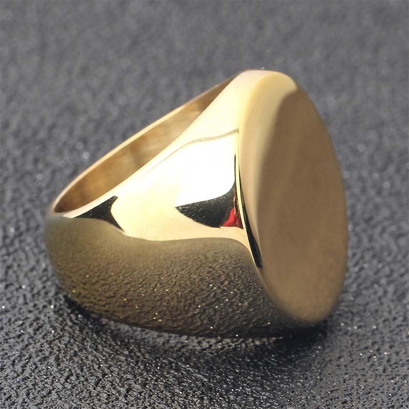 Titanium Steel 12 Constellations Zodiac Bagua Rotating Band Ring