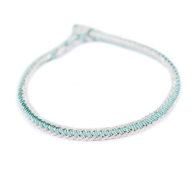 Two-Color Rope Handcrafted Eight Thread Peace Knot Bracelet (Extra 30% Off | USE CODE: FS30)