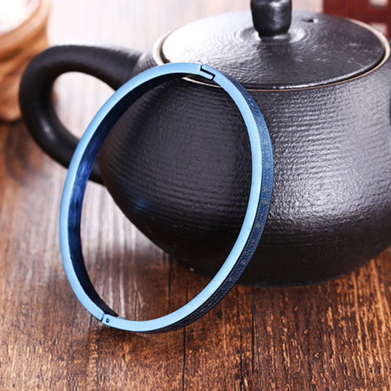 Titanium Steel Blessing Bracelet Bangle