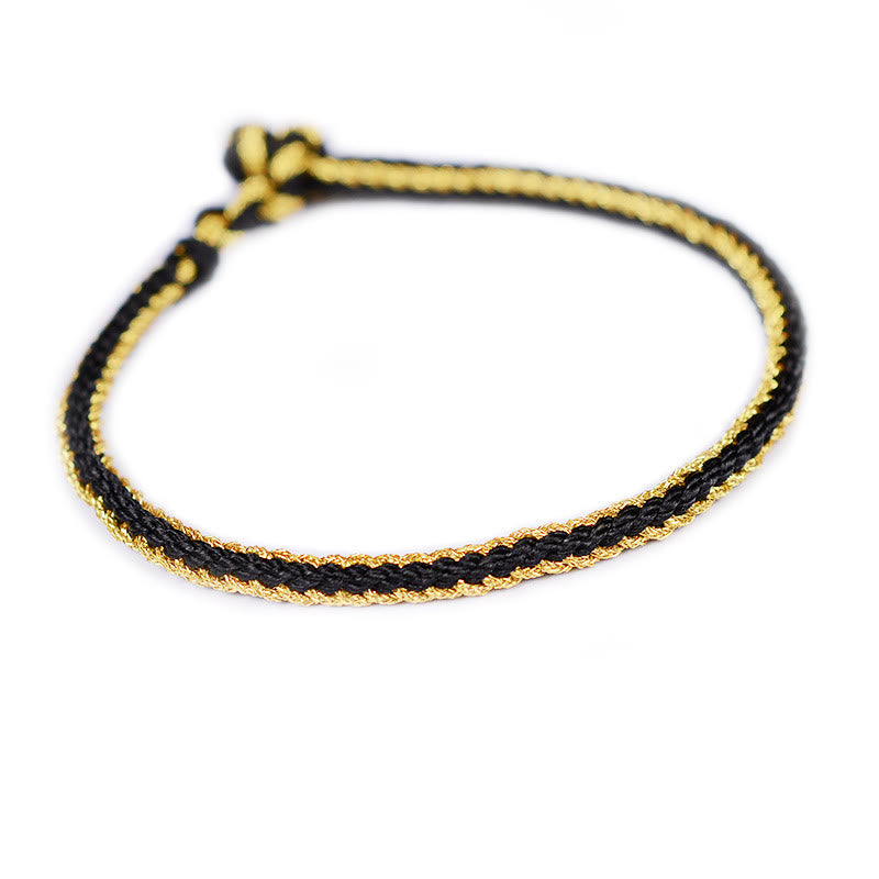 Two-Color Rope Handcrafted Eight Thread Peace Knot Bracelet (Extra 30% Off | USE CODE: FS30)