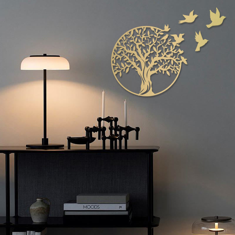 Tree of Life Birds Sign Housewarming Gift Unity Wall Art