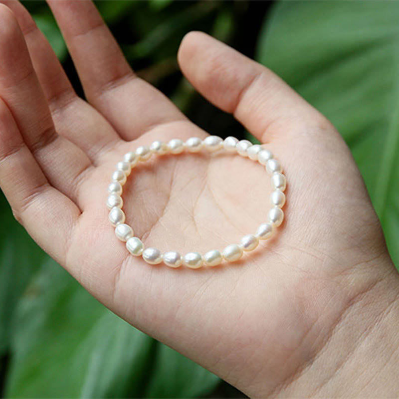 Natural Pearl Healing Beaded Bracelet