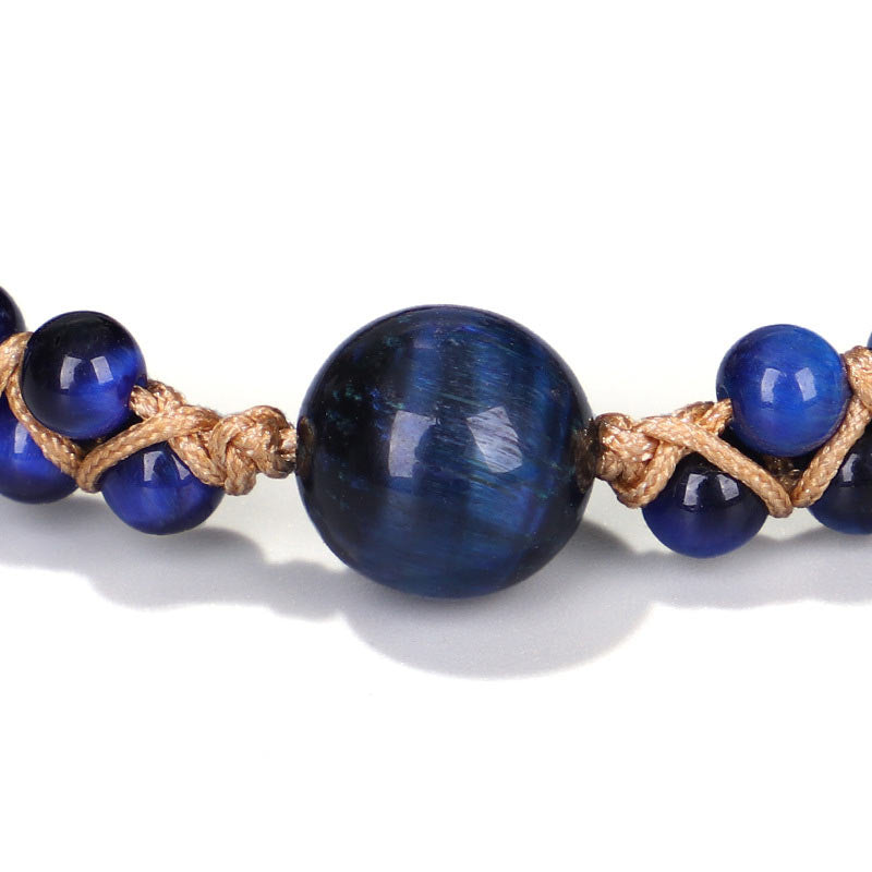 Divine Blue Tiger Eye Stone Protection Bracelet