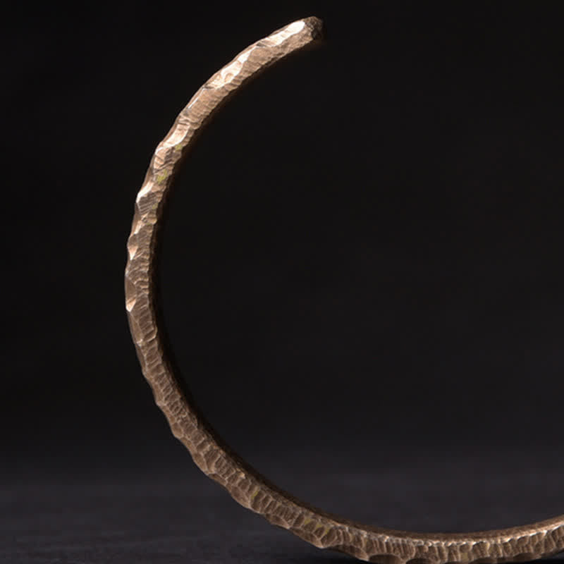 Simple Design Copper Wealth Cuff Bracelet