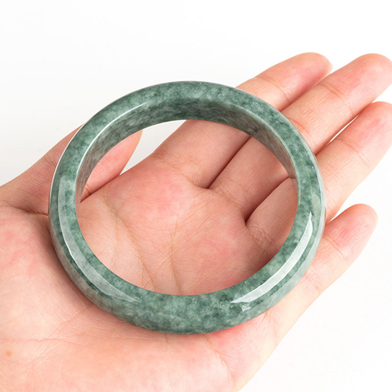 Natural Jade Luck Wealth Bangle Bracelet