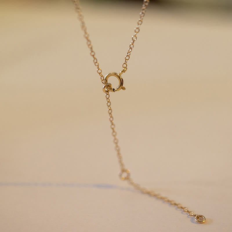 Natural Hetian Jade Pearl Luck Bead Necklace Pendant