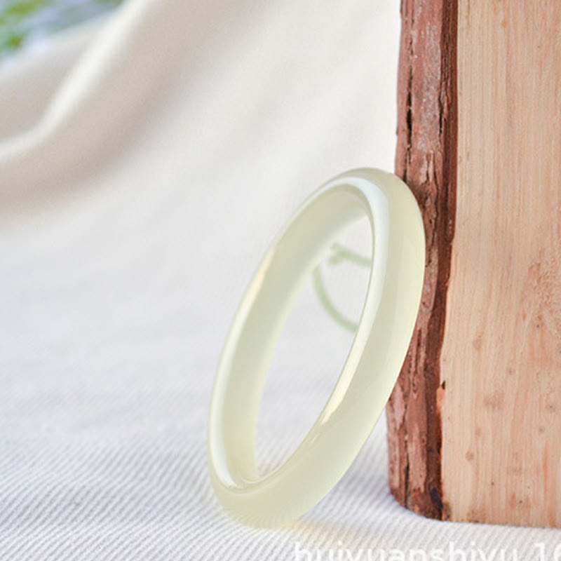 Natural Afghanistan Jade Abundance Cuff Bracelet Bangle