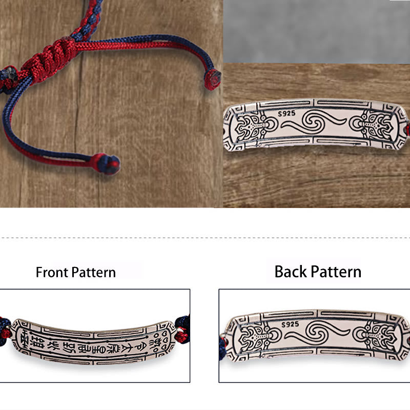 925 Sterling Silver Peace Amulet Protection Bracelet