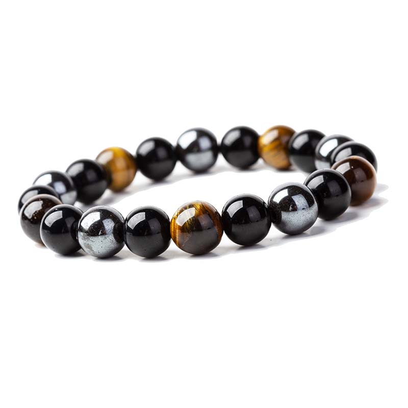 Tibetan Tiger's Eye Bracelet Necklace Set