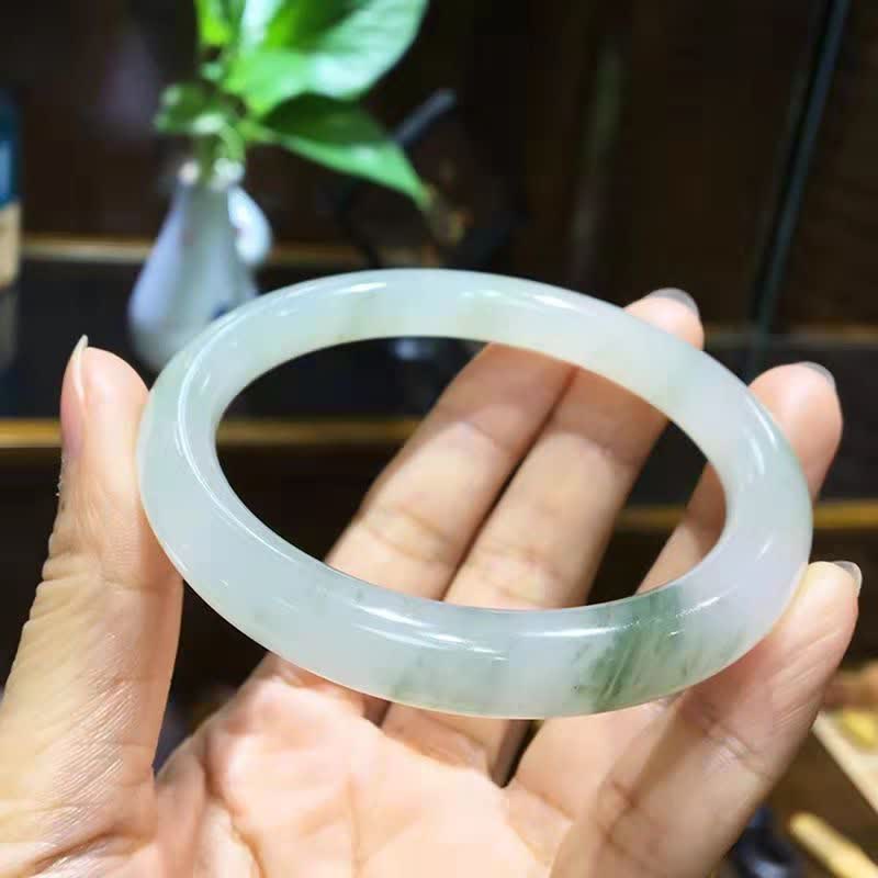 Authentic Jade Bangle Bracelet for Growth & New Beginnings