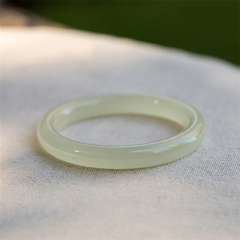 Natural Afghanistan Jade Abundance Cuff Bracelet Bangle