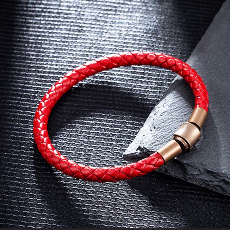Vintage Leather Rope Luck Braid String Bracelet