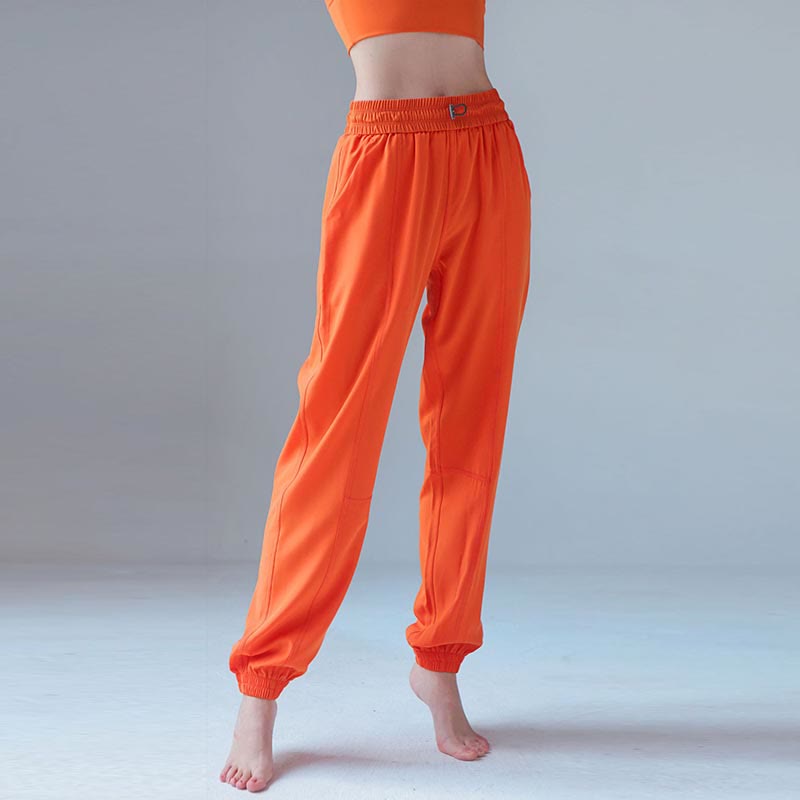 High Waist Fitness Yoga Sports Jogger Track Pants With Pockets Sweatpants