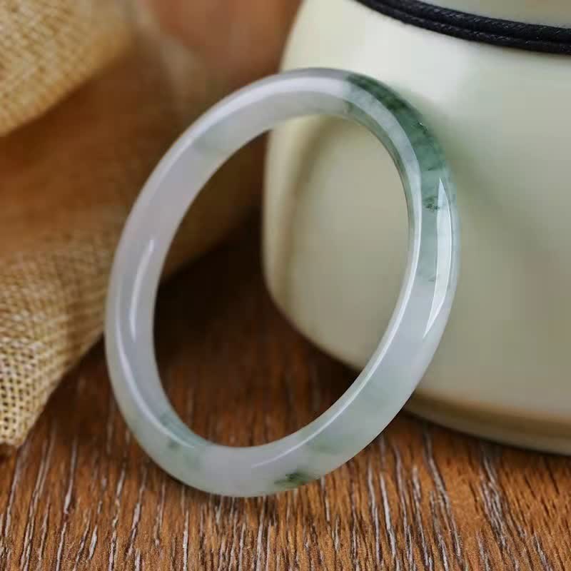 Authentic Jade Bangle Bracelet for Growth & New Beginnings