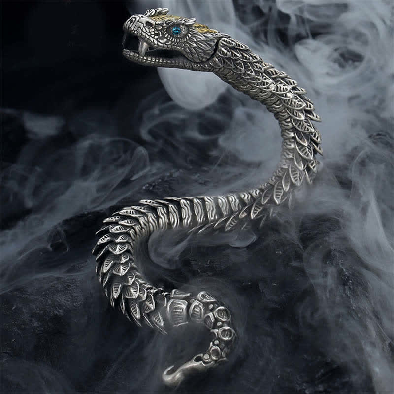 Dragon Snake Handmade Amulet Protection Chain Bracelet