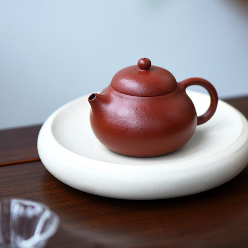 Yixing All Handmade Wen Dan Brown Purple Clay Kung Fu Teapot