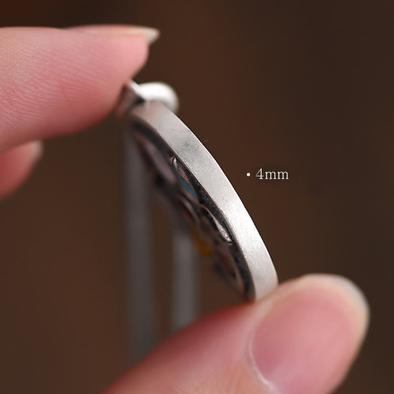 Tibetan Om Mani Padme Hum Purity Necklace Pendant