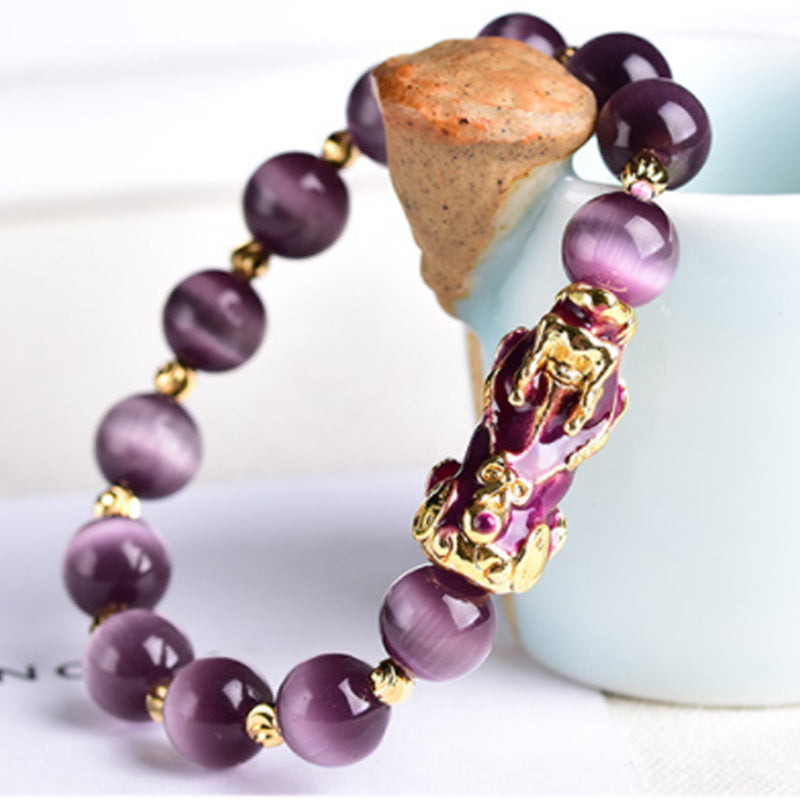 Pixiu Cat Eye Wealth Bracelet