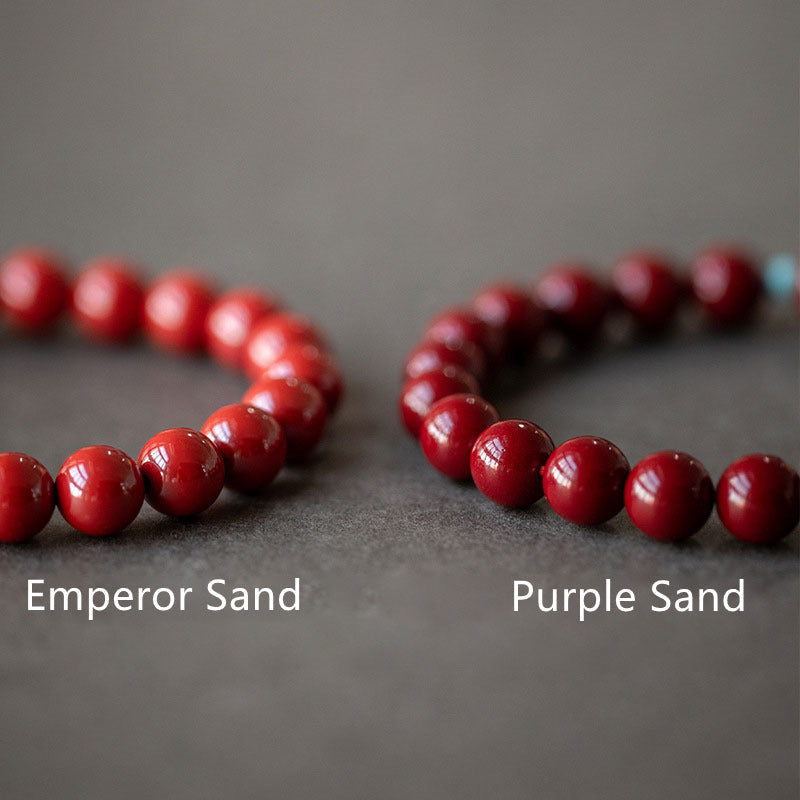 Cinnabar Green Aventurine Fortune Luck Bracelet
