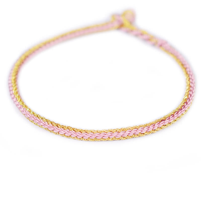 Two-Color Rope Handcrafted Eight Thread Peace Knot Bracelet (Extra 30% Off | USE CODE: FS30)