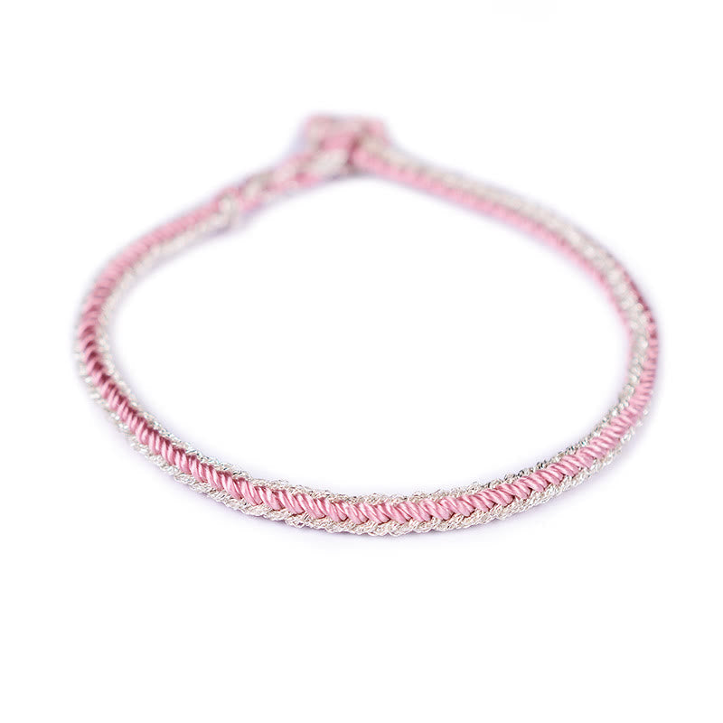 Two-Color Rope Handcrafted Eight Thread Peace Knot Bracelet (Extra 30% Off | USE CODE: FS30)