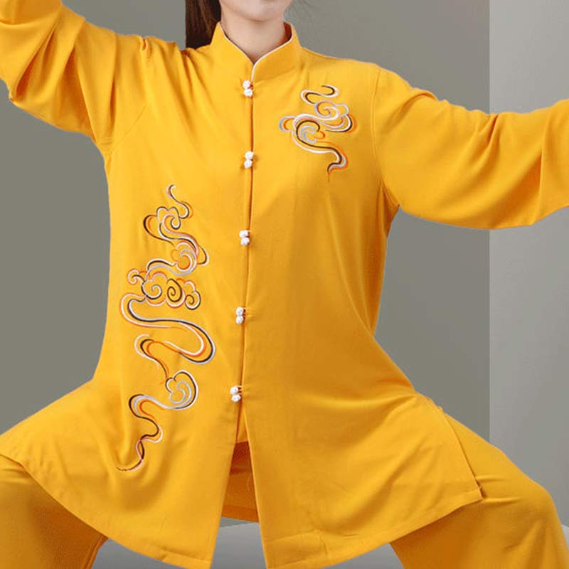 Handcrafted Breathable Unisex Meditation and Tai Chi Two-Piece Set
