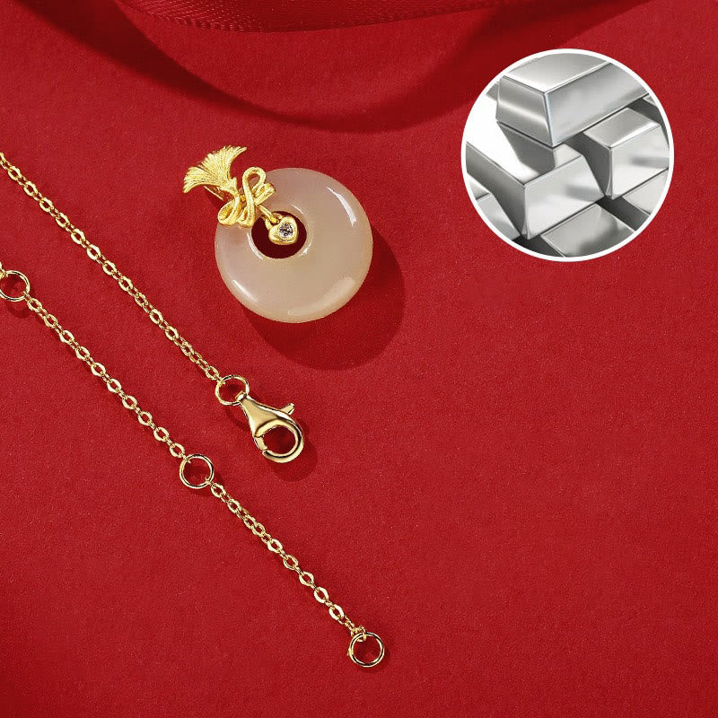 925 Sterling Silver Natural Hetian Jade Carnation Flower Prosperity Necklace Pendant