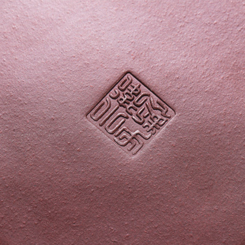 Yixing All Handmade Gomoku Playing Chess Purple Clay Kung Fu Square Teapot 280ml