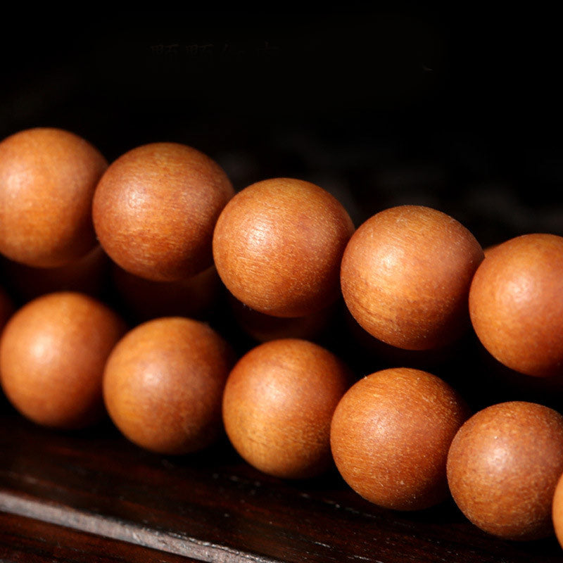 Tibetan Sandalwood Lotus Enlightenment Charm Mala Bracelet