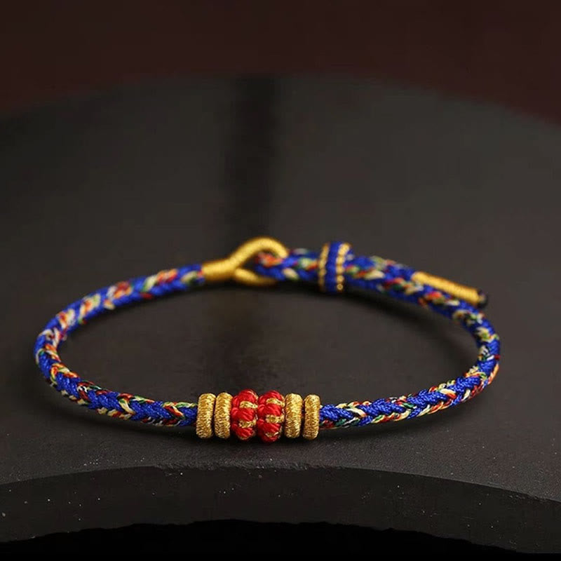 Handmade Colorful Rope King Kong Knot Braided Luck Bracelet