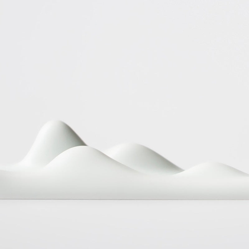 Mountain Cloud Incense Burner for Meditation & Balance - White & Green Styles