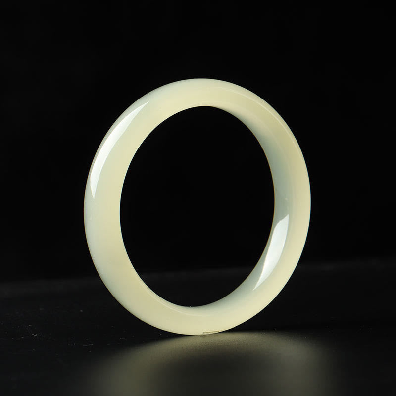 Natural Afghanistan Jade Abundance Cuff Bracelet Bangle