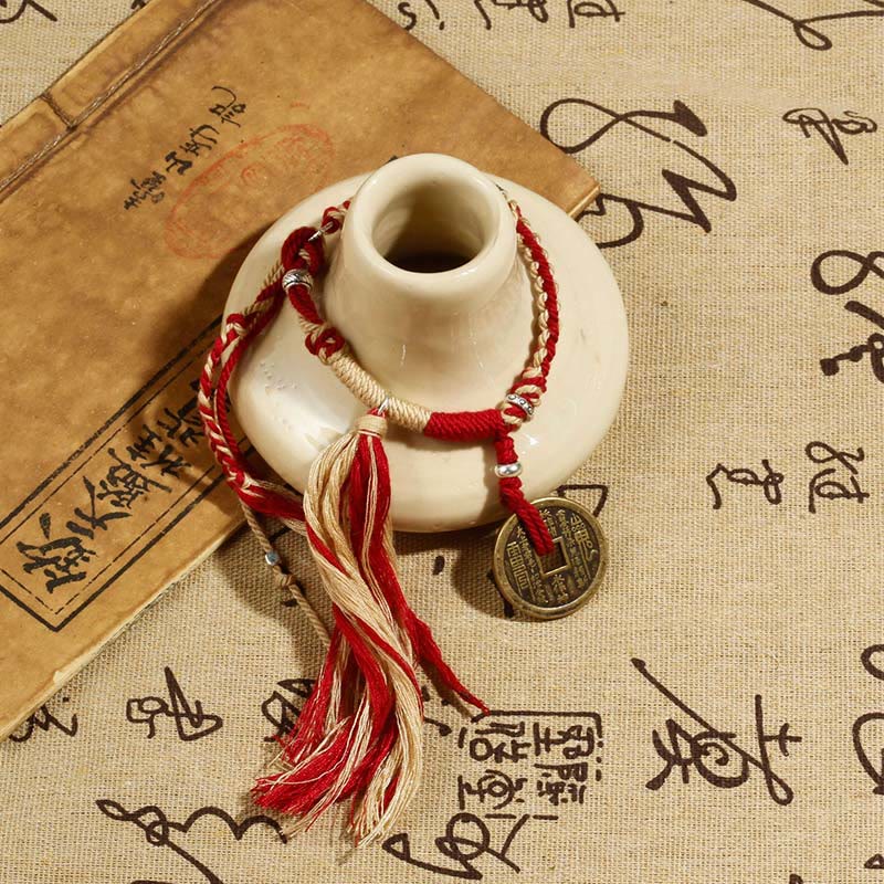 Mountain Ghosts Spend Money Wealth Prosperity Handmade Braided Bracelet