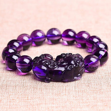Feng Shui Amethyst Fortune Wealth Bracelet