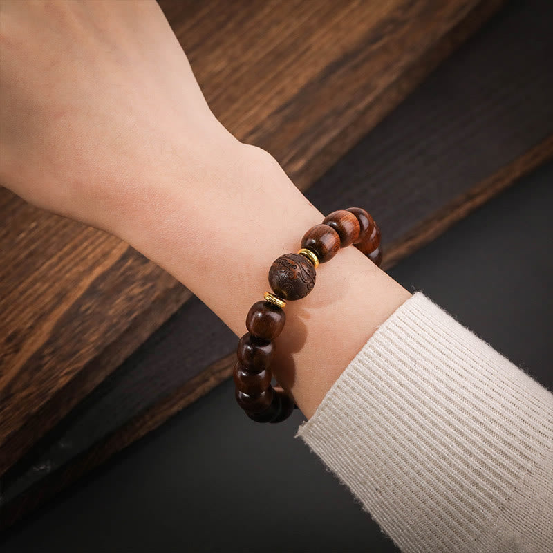 Natural Rosewood Compassion & Mindfulness Bracelet