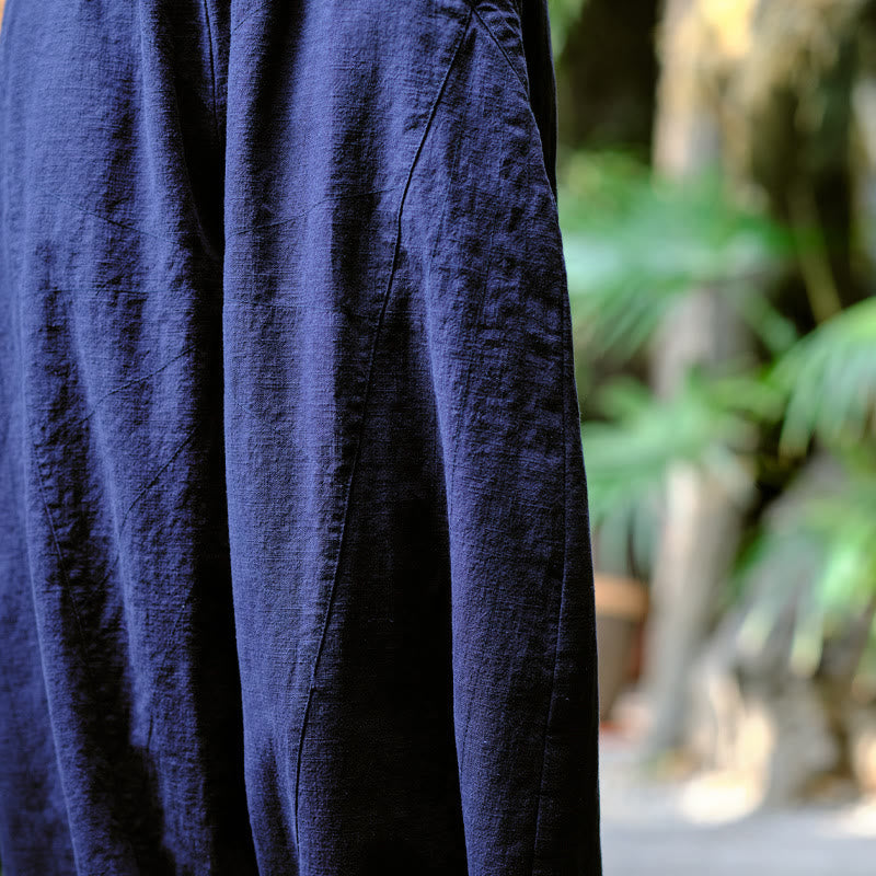 Solid Color Loose Yoga Harem Pants With Pockets