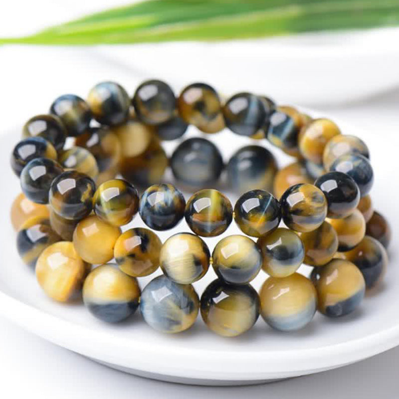 Tiger Eye Protection Courage Strength Bracelet
