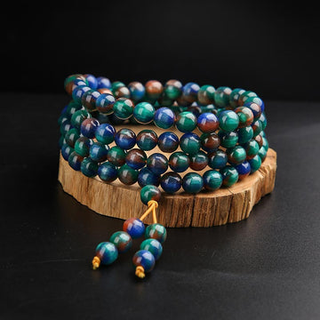 Colorful Sea Willow Mala Positive Bracelet Ring