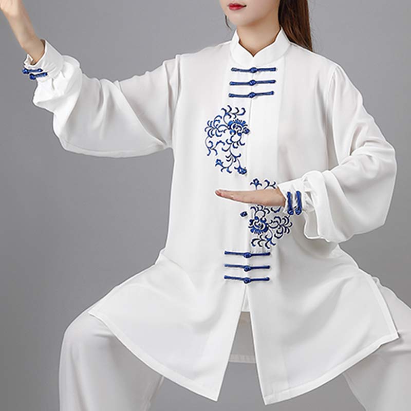 Breathable Unisex Two-Piece Meditation and Tai Chi Practice Uniform