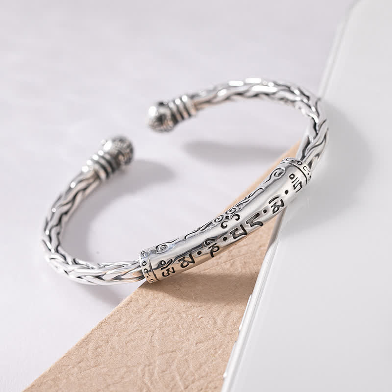 Viking Style Twisted Braided Pattern Copper Balance Bracelet