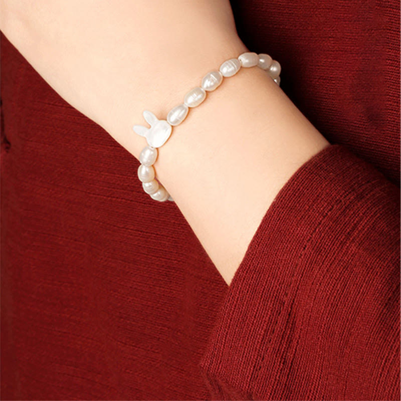 Natural Pearl Cute Rabbit Sincerity Bracelet